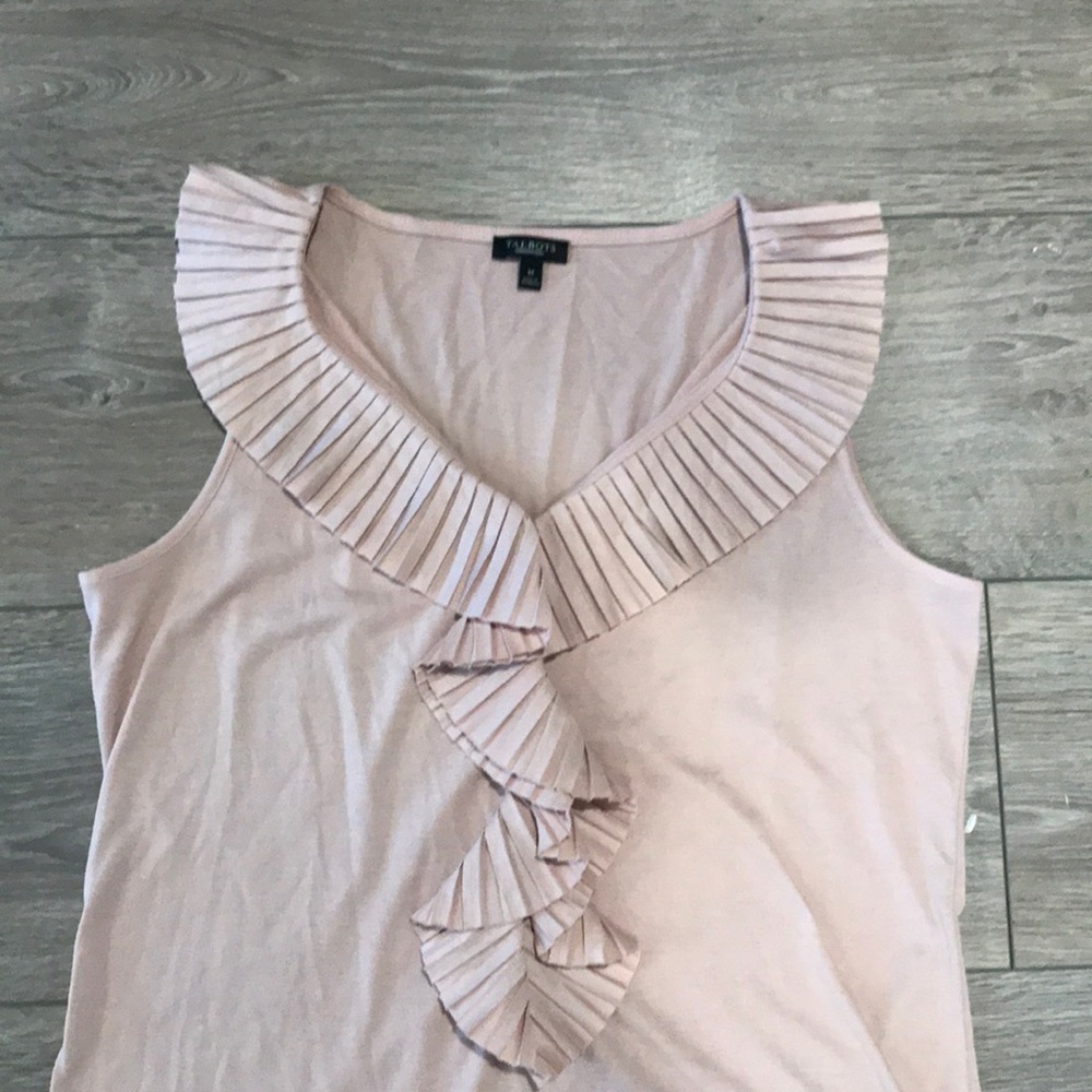 Talbots Ruffle Top - Picture 2 of 5